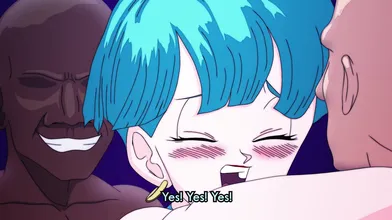 In this 4k porn video, Bulmas birthday celebration takes a wild turn when she is presented with an unexpected gift from her friends