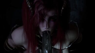 Sexy Succubus Scarlett: Double Penetration Delight