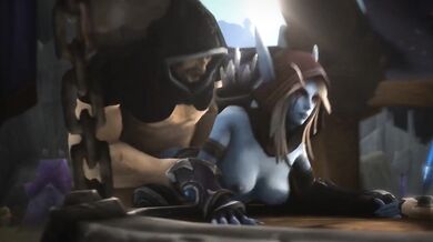 Nathanoss Raging Boner Splits The Sky As He Fucks Sylvanas Windrunner In The G-Works