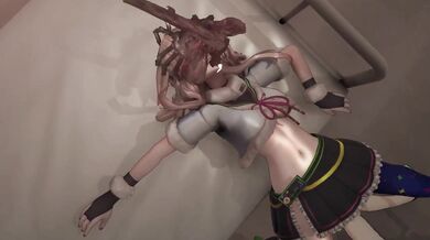 Dyson MMM takes on the facehugger in a throat-fucking frenzy, as he gets Mokota ready for impregnation