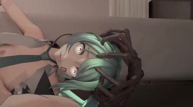 Dyson MMM takes on the facehugger in a throat-fucking frenzy, as he gets Mokota ready for impregnation