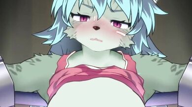 The furry boxer in the small wooden cage, his paws are twitching as he awaits his fate