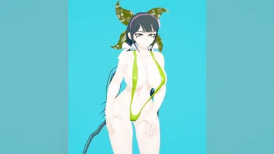 Bouncy breasts of Tenko, again