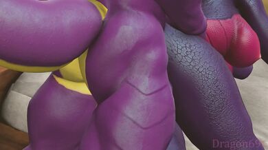 Mating of Spyro and Cynder in the wild