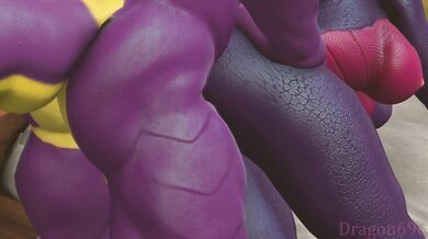 Mating of Spyro and Cynder in the wild