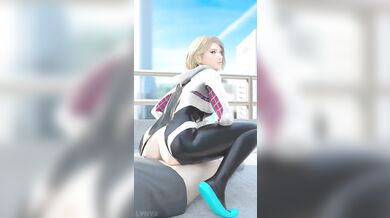 Sexy and Super: Spider-Gwen Swings into Action!