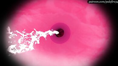 The tentacle monster was finally sated, having filled Tifa up with its thick, sticky cum