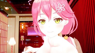 After Sex with Miko Sakura in Haniwas Miniature Garden