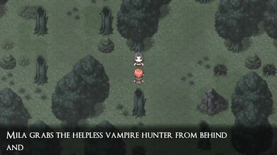 Seduced by the Crimson Veil, a Beautiful Vampire is Defeated by a Skilled Hunter