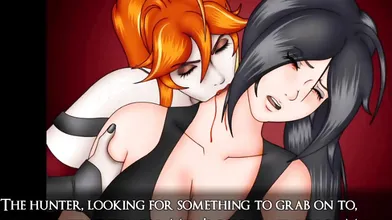 Seduced by the Crimson Veil, a Beautiful Vampire is Defeated by a Skilled Hunter