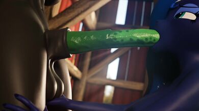 Erotic fairy tale as Chrysalis X lick and fondle Lunas pussy in this hentai video