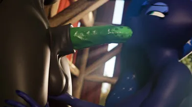Erotic fairy tale as Chrysalis X lick and fondle Lunas pussy in this hentai video