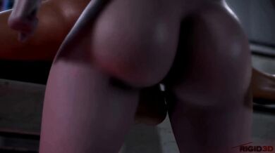 Watch as Ashley Williams and Commander Shepard [rigid] have the hottest intergalactic orgy ever in this epic porno