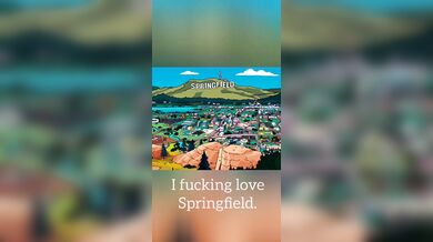 The naughty neighbor caught masturbating in her garden, was Busted with Marge Simpson