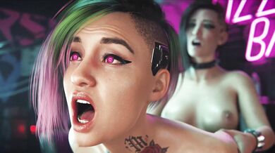 Youre a naughty little devil, Judy Alvarez, as you take on two V-pens and the entire ResCraft crew in this intense 4K hentai video