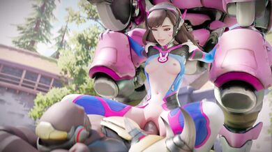 The Ultimate Mega-Bomb: DVa, Doomfist and their Infinite Orgasms!