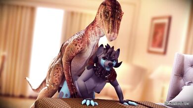 Dage, the raptor enthusiast, gets his fix in this hentai porn video