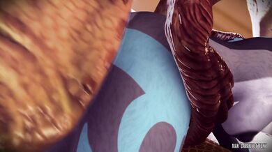 Dage, the raptor enthusiast, gets his fix in this hentai porn video