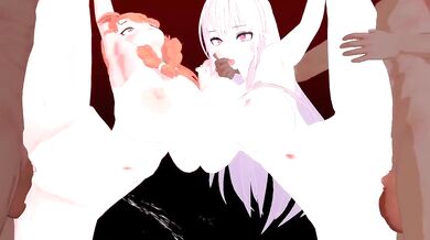 The Hentai Adventures of Takanashi, Kiara and Mori Calliope (Hololive) [Ember3Dee]