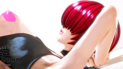 Shermie with her massive boobs and the sexy Dor Recio in an HD porn video