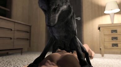 Beastly Love: Human Male and Female Wolf