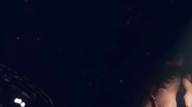 Staggering with a Zombie Girl and her Walking Dead Pet Dog in the Desolated City!