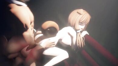 Staggering with a Zombie Girl and her Walking Dead Pet Dog in the Desolated City!