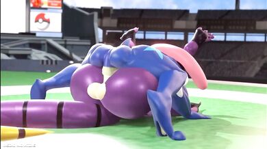 Greninja vs Arbok, a battle of snake and ninja! Who will emerge victorious? Find out in this hardcore hentai animation