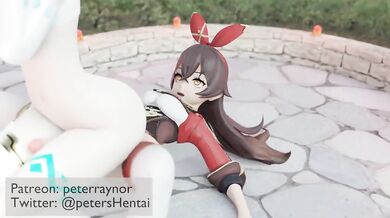 Male-to-Female Transgendered Futanari Futa Amber Takes Femboy Venti in Anal Creampie