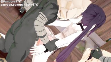 Mona and Fischl get pounded by Hilichurls