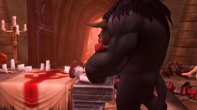 Sally Whitepussy gets pounded by a Horde orgy