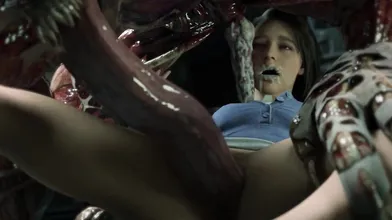 Sexy Jill Valentine is a licker extraordinaire, but what goes through her mind during all the hot action? Find out in this red-hot redux!