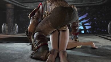 Watch the sexy Power Girl get pleasured by Shao Kahn in this hot hentai video