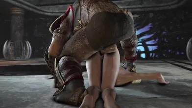 Watch the sexy Power Girl get pleasured by Shao Kahn in this hot hentai video