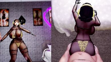 Mrs Yors Sexy Dance Show for the Spy Family - Mom, Dad and their Adult Son, Jack!