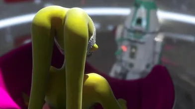 Bionic Droid Gets Assaulted By Twilek Slave Queen