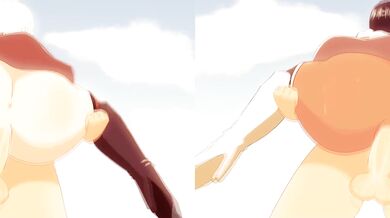 Horny Bosses in Split Screen Threesome!