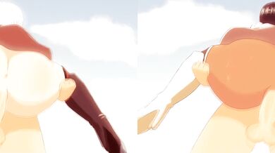 Horny Bosses in Split Screen Threesome!