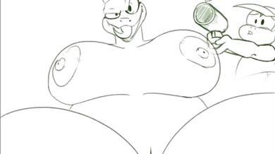 Its Queen K Rool now, as she takes charge and dominates her submissive slave boy