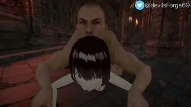 Busty Babes Get Anal Trainin in 3D MMD: A XXX Parody