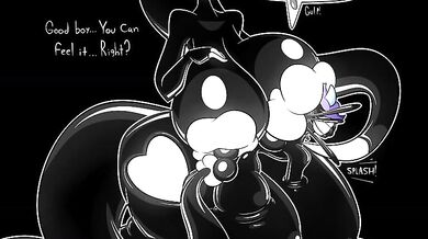 Watch as our gorilla transforms a futa into an invisible being in this hot porn video!