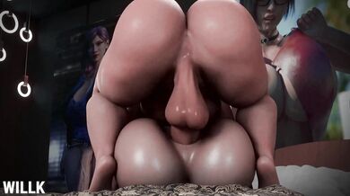 In the world of Resident Evil, Seong And Ada Wong team up with Willklvo to create a thrilling hentai PORN video