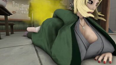 The Mighty Tsunade and the Fierce Uzumaki Kushina LMAO [Gasturbation]