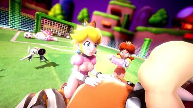 Watch as this hot babe, Peach Sore Loser, wears a sexy corset in the hentai porn video On Model3d