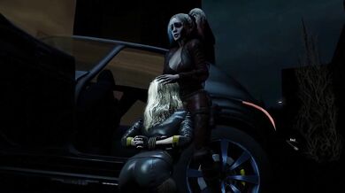 Harley gets banged by Black Canary