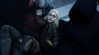 Harley gets banged by Black Canary