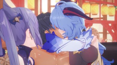 Ganyu and Keqing (juke box) [big collection] [4k]