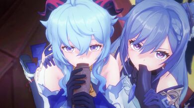 Ganyu and Keqing (juke box) [big collection] [4k]