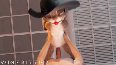 Bratty Officer Judy Hopps Gets Dominated By Wigfitter in a Wet T-Shirt Contest