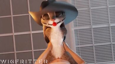 Bratty Officer Judy Hopps Gets Dominated By Wigfitter in a Wet T-Shirt Contest